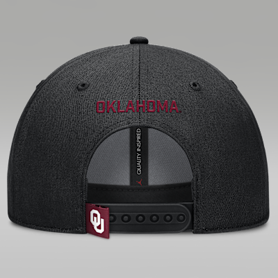 Oklahoma On-Field Rise Gameday Men's Jordan Brand Dri-FIT College Trucker Adjustable Hat