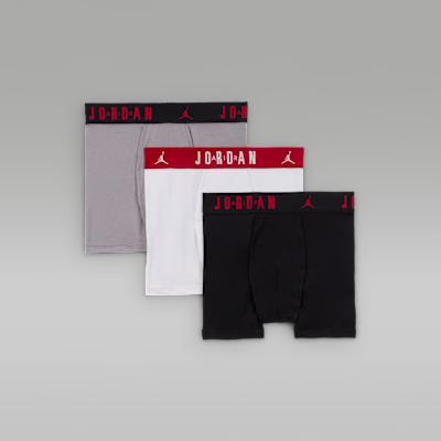 Ropa interior Flight de algodón para niños talla grande (paquete de 3) Jordan