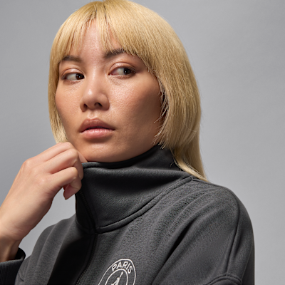 パリ サンジェルマン (PSG)ウィメンズ フリース ハーフジップ トレーナー