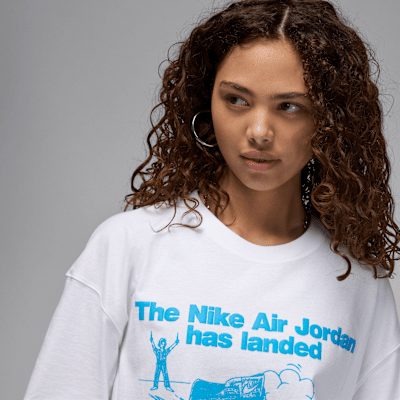 Playera con gráfico oversized para mujer Jordan