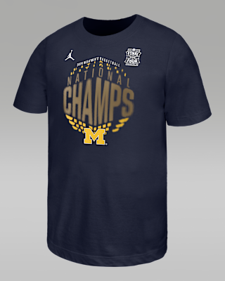 Детская футболка Michigan (Men's Team) Big Kids' Jordan College