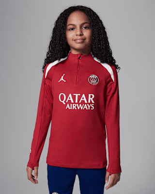 Детские  Paris Saint-Germain Strike Fourth Big Kids' Jordan Soccer Knit Drill Top