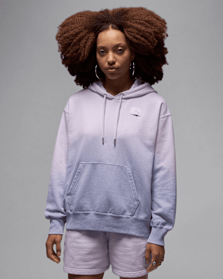 Женское худи Jordan Flight Fleece Satin-Lined Pullover Hoodie