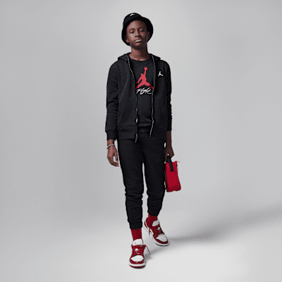 Jordan Dri-FIT Sport Statement Hoop Fleece-Kapuzenjacke (ältere Kinder)