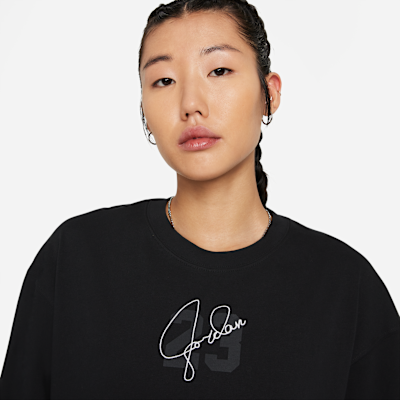 Tee-shirt à manches courtes et motifs Jordan Essentials pour Femme