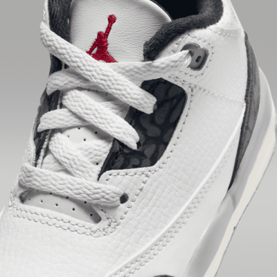 รองเท้าทารก/เด็กวัยหัดเดิน Jordan 3 Retro "Cement Grey"