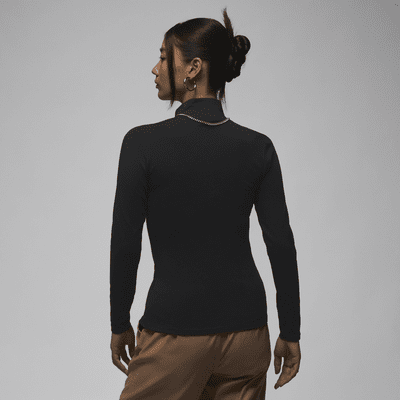 Jordan Women's Long-Sleeve Mock Neck Top. Nike SI