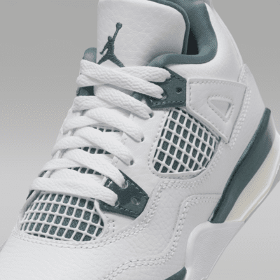 Jordan 4 Retro "Oxidized Green" Little Kids' Shoes