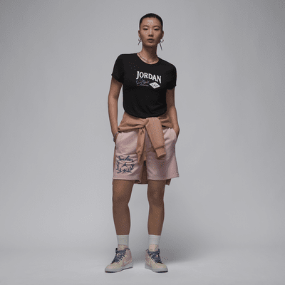 ジョーダン ウィメンズ グラフィック スリム Tシャツ