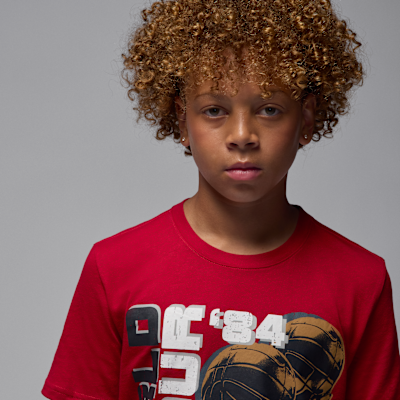 Playera con gráfico Tour para niños talla grande Jordan