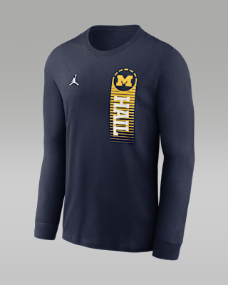 Мужская футболка Michigan Primetime Nike College Long-Sleeve