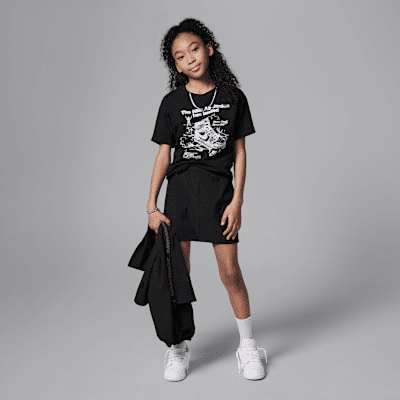Playera con gráfico para niños talla grande Jordan