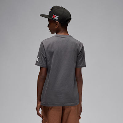 Jordan Big Kids' Distressed Chrome T-Shirt