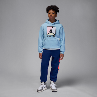 ジョーダン エッセンシャル ジュニア フリース ベースライン プルオーバー パーカー