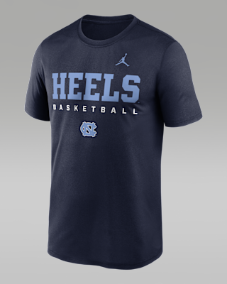 Мужская футболка North Carolina Courtside Basketball Legend Jordan Brand Dri-FIT College для баскетбола