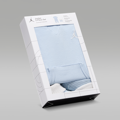 Jordan Baby Essential 2-Piece Short Sleeve Coverall Set