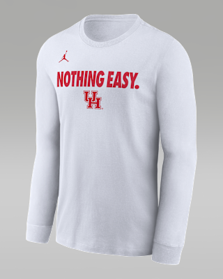 Мужская футболка Houston Jordan College Long-Sleeve