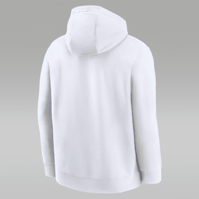 Michigan Wolverines Statement Wordmark Lockup Heavyweight Men's Nike College Pullover Hoodie