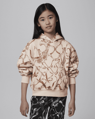 Детское худи Jordan Big Kids' Brooklyn Fleece Printed Pullover Hoodie