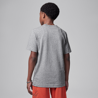 Broderet Jordan Jumpman Air-T-shirt til større børn