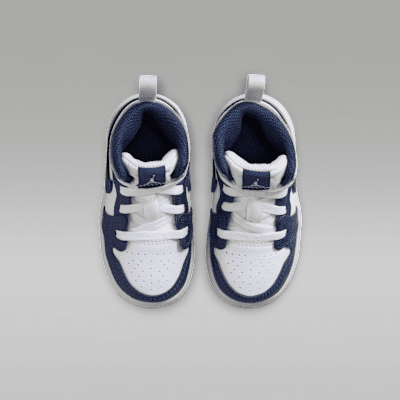 Παπούτσια Jordan 1 Mid για βρέφη και νήπια