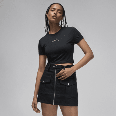 Playera slim cropped para mujer Jordan. Nike.com