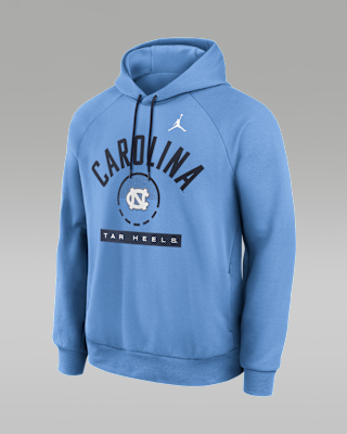 Мужское худи North Carolina Courtside Jordan Brand Dri-FIT College Pullover Hoodie