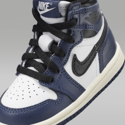 Jordan 1 Retro High OG "Midnight Navy" Baby/Toddler Shoes