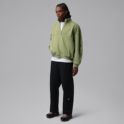 Jordan Flight Fleece Çeyrek Fermuarlı Erkek Üstü görsel 7