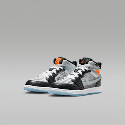 Jordan 1 Mid Sneaker School Little Kids' Shoes