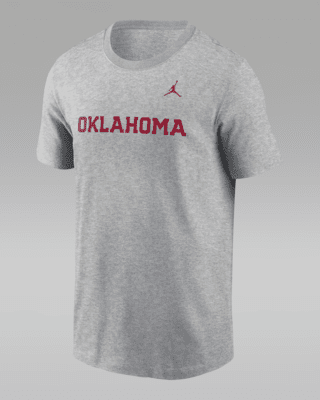 Мужская футболка Oklahoma Sooners Primetime Wordmark Jordan College
