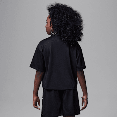 Jordan Dri-FIT Training Camp Big Kids' Jumpman Mesh Top
