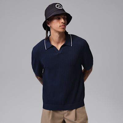 Jordan Sport Örgü Erkek Golf Polo Üst