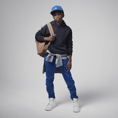 Sudadera con gorro sin cierre de tejido Fleece para niños talla grande Air Jordan