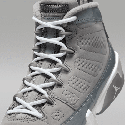 Tenis para niños grandes Air Jordan 9 Retro "Cool Grey"