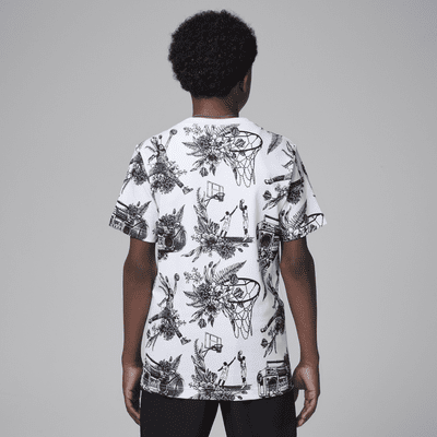Jordan Dri-FIT Big Kids' Sports Sketch T-Shirt