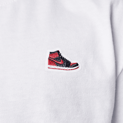 T-shirt Air Jordan 1 med märke för ungdom