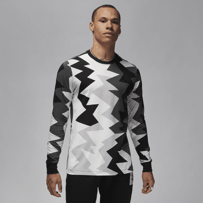 white long sleeve jordan shirt