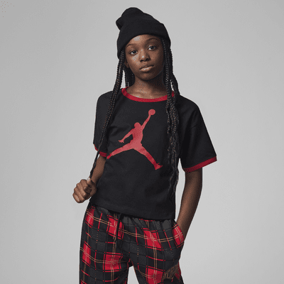 Jordan Essentials Ringer Tee Older Kids' T-Shirt. Nike NL