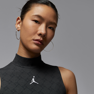 ジョーダン ブルックリン ウィメンズ モックネック ニット タンクトップ