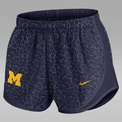 Michigan Pattern Tempo Women's Nike College Dri-FIT Shorts