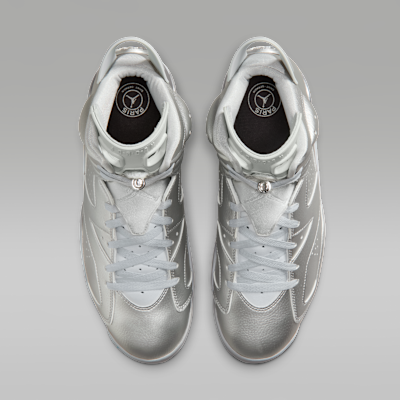 Tenis para hombre Air Jordan 6 Retro x Paris Saint-Germain "Metallic Silver"