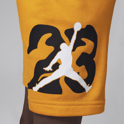 Conjunto de shorts para niños talla pequeña Jordan Fuel Up, Cool Down