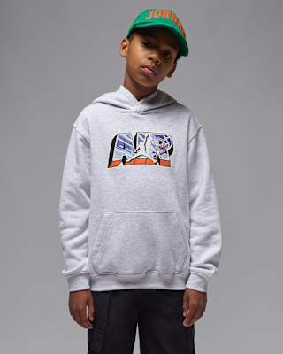 Детское худи Jordan Big Kids' Air Postcard Pullover Hoodie