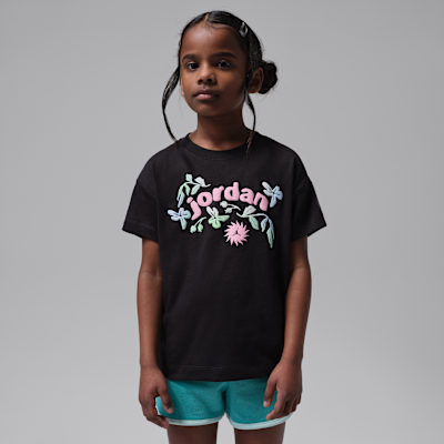 Jordan Little Kids' Puff Floral T-Shirt