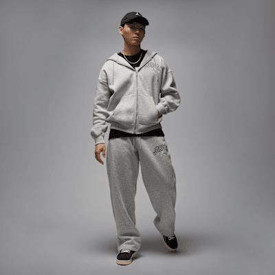 Jordan Brooklyn Fleece Sudadera con capucha y cremallera completa oversize - Hombre