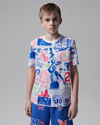 Детская футболка Jordan Big Kids' Billboard Printed