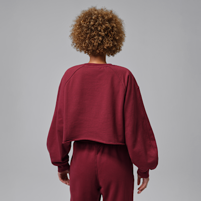 Jordan Flight Fleece Women's Mod-Crop Crew-Neck Sweatshirt