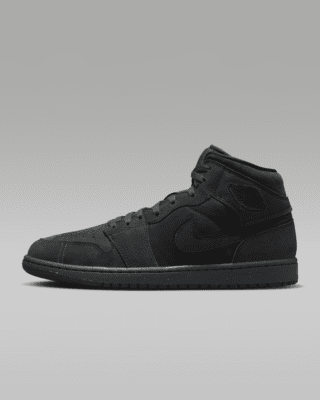 Nike Air Jordan 1 Mid sneaker Dark Smoke Grey/Varsity Red/Zwart