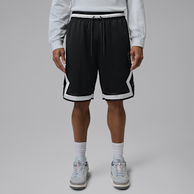 Jordan Brooklyn กางเกงขาสั้นตาข่ายผู้ชายลายข้าวหลามตัด